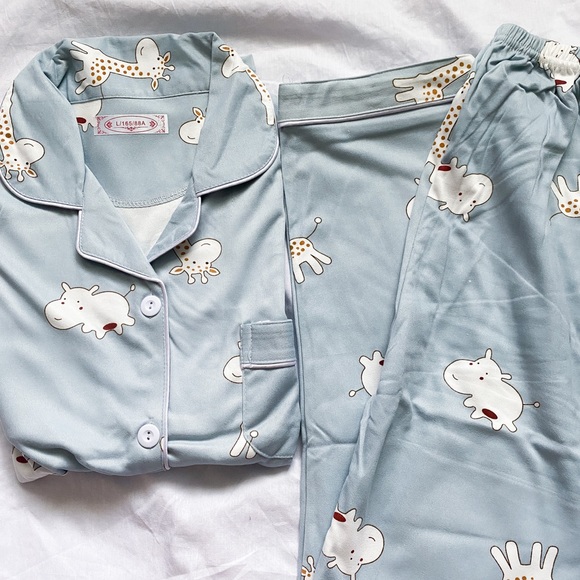 Giraffe PJ set with pants - Picture 1 of 3